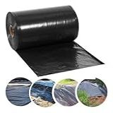 Bobina Lona Plástica Preta 4X100m P Obras Construção PInturas 10KG