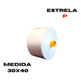 Bobina p Fundo Estrela Saco Plástico Picotado 30x40 Refil
