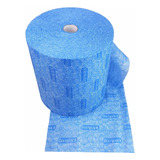 Bobina Pano De Limpeza Multiuso Tipo Perfex Azul 28cmx300m