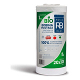 Bobina Picotada Fundo Reto Biodegradavel 20x30