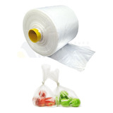 Bobina Picotada Saco Plástico Fundo Estrela M 35x45 1 Rolo