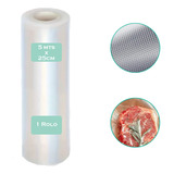 Bobina Saco A Vacuo Rolo Continuo 25cm Seladora Freezer