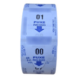 Bobina Senha Rolo 2000 Azul 2 Dígitos Numeradas 000 999