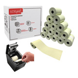 Bobina Térmica 80x40 Pdv Caixa 30 Unidades Cor Amarelo Adegraf 48 G