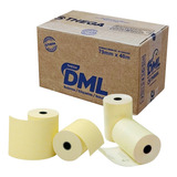 Bobina Térmica Pdv Amarela 80x40 Com 30 Rolos Com Nf