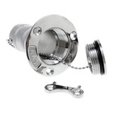 Bocal De Combustível Agulheiro P Barco Gasolina Aço Inox
