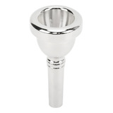 Bocal De Metal Cromado Para Trombone Bombardino 12c