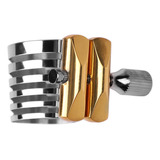 Bocal De Saxofone Ligadura Sax De Aço Inoxidável