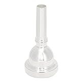 Bocal De Trombone Alto 12C Latão Banhado A Prata Brilhante E Elegante Com A Maioria Dos Trombones Comprimento Total De 3 15 Pol 