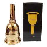 Bocal De Tuba Jc Custom Dourado Ultra 34 Gold Dourado