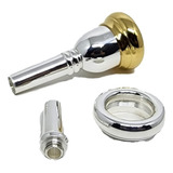Bocal Jc Custom Trombone 53 Calibre Largo Ultra Duas Bordas
