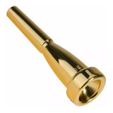 Bocal Para Trompete 5c Metal Dourado Nf