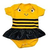 Body Bebe Abelha Abelhinha Menina Body Infantil Estampado -M - Até 8 Meses-
