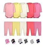 Body Bebê Calça Mijão E Meias Kit 16 Peças Manga Longa Feminino M 