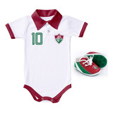 Body Bebê Camisa Polo E Chuteira Do Fluminense