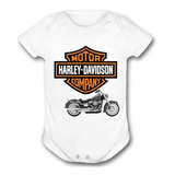 Body Bebe Harley Davidson Moto Motocicleta