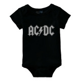 Body Bebê Infantil Algodão Acdc Musica Rock Roll Banda