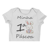 Body Bebê Infantil Minha Primeira Páscoa