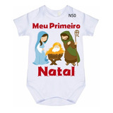 Body Bebe Infantil Personalizado Natalino Presépio