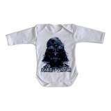 Body Bebê Luxo Darth Vader Star