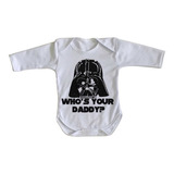 Body Bebê Luxo Darth Vader Your