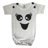 Body Bebe Menina Fantasminha Halloween Infantil Festa