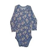 Body Bebe Menina Menino Brilha No Escuro Roupas Bebe Recem Nascido Manabana AZUL G