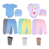 Body Bebê mijão Liso E Estampado Kit C 13 Roupa Bebê Atacado