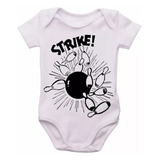 Body Bebê Roupa Infantil Criança Boliche Bolão Strike