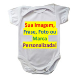 Body Bebê Sua Imagem Frase Foto Marca Personalizada