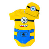 Body Bebê Tematico Minions Mêsversario Touca Infantil