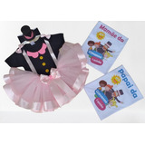 Body Bita Com Saia De Tutu E Kit Camisetas