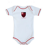 Body Bori Bebê Infantil Flamengo Oficial Torcida Baby