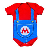 Body Bori Bodie Bebê Mario Super Mario Fantasia Mesversário