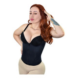 Body C Bojo Modelador 12 Barbatanas C Ziper Oferta