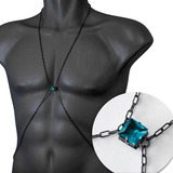 Body Chain Masculino De Pedra Turmalina Paraíba