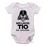 Body Criança Curta Infantil Bebê Roupa Nenê Darth Vader Melhor Tio Titio Galaxia