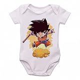 Body Criança Curta Infantil Bebê Roupa Nenê Dragon Goku Super Herói