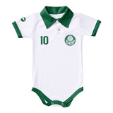 Body De Bebê Palmeiras Camisa Polo