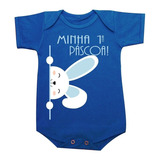 Body De Páscoa Minha Primeira Páscoa Coelhinho