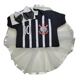 Body De Times Bebê laço tule Mesversário Roupa Bebe Menina