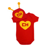 Body Fantasia Chapolin Bebe Colorado Chapeu