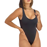 Body Feminino Cavado Lateral Gringo Decote Quadrado