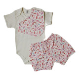 Body Infantil Babador Short Bebê 10 Und Atacado Revenda