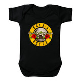 Body Infantil Bebê Guns N Roses