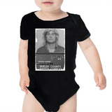 Body Infantil Ozzy Osbourne Foto Preso 100 Algodão