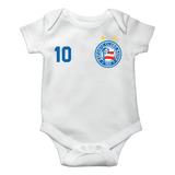 Body Infantil Personalizado Time De Futebol Bahia Com Nome
