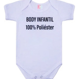 Body Infantil Sublimático Poliéster Kit C