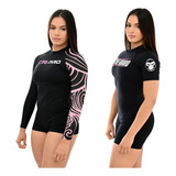 Body Jiu Jitsu Macaquinho Poliamida Kit Com 2 Unidades