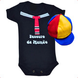 Body Kiko Tesouro Mesversário Temático Personagem Boina